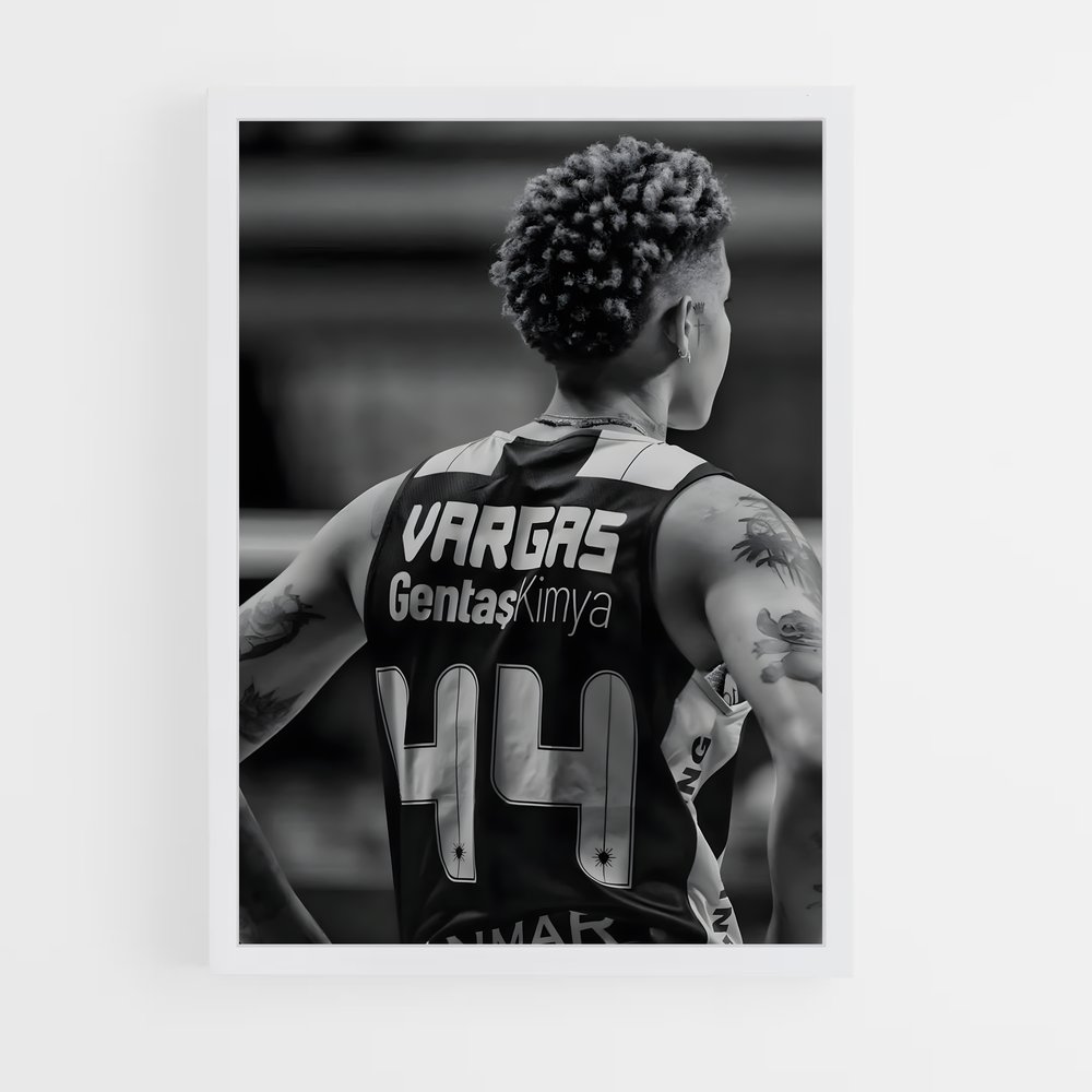 Poster Melissa de vargas – affiche Volleyball (vue 3)
